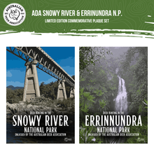 Load image into Gallery viewer, ADA Snowy River &amp; Errinundra N.P. Limited Edition Commemorative Plaque Set